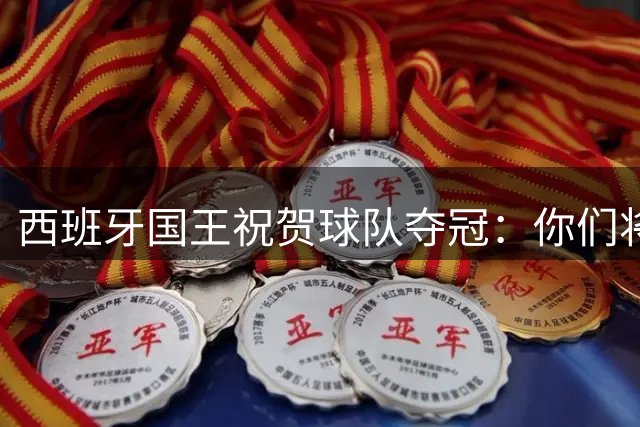 西班牙国王祝贺球队夺冠：你们将载入西班牙足球和体育的历史